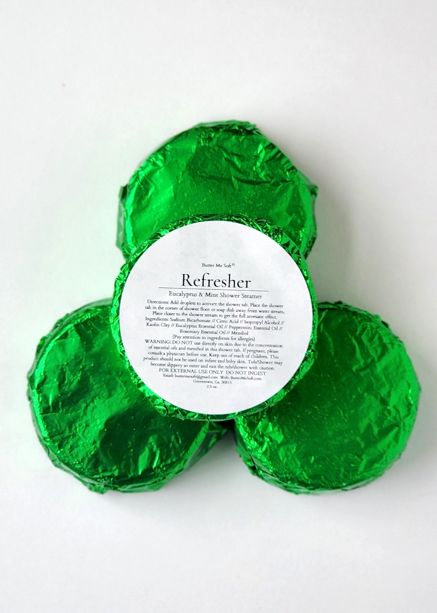 Refresher (Eucalyptus Mint) Shower Steamers