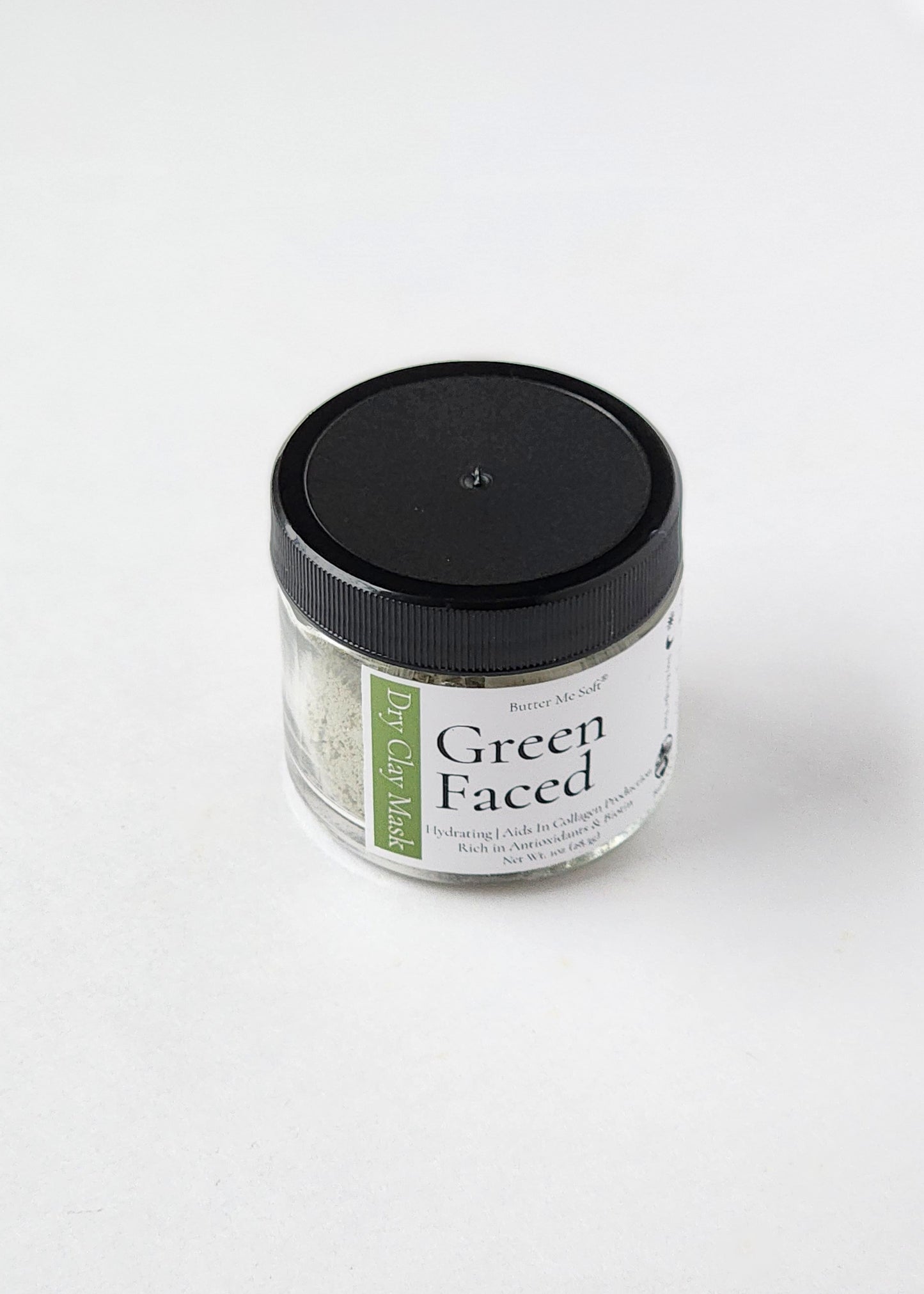 Green Faced Dry Clay Mask