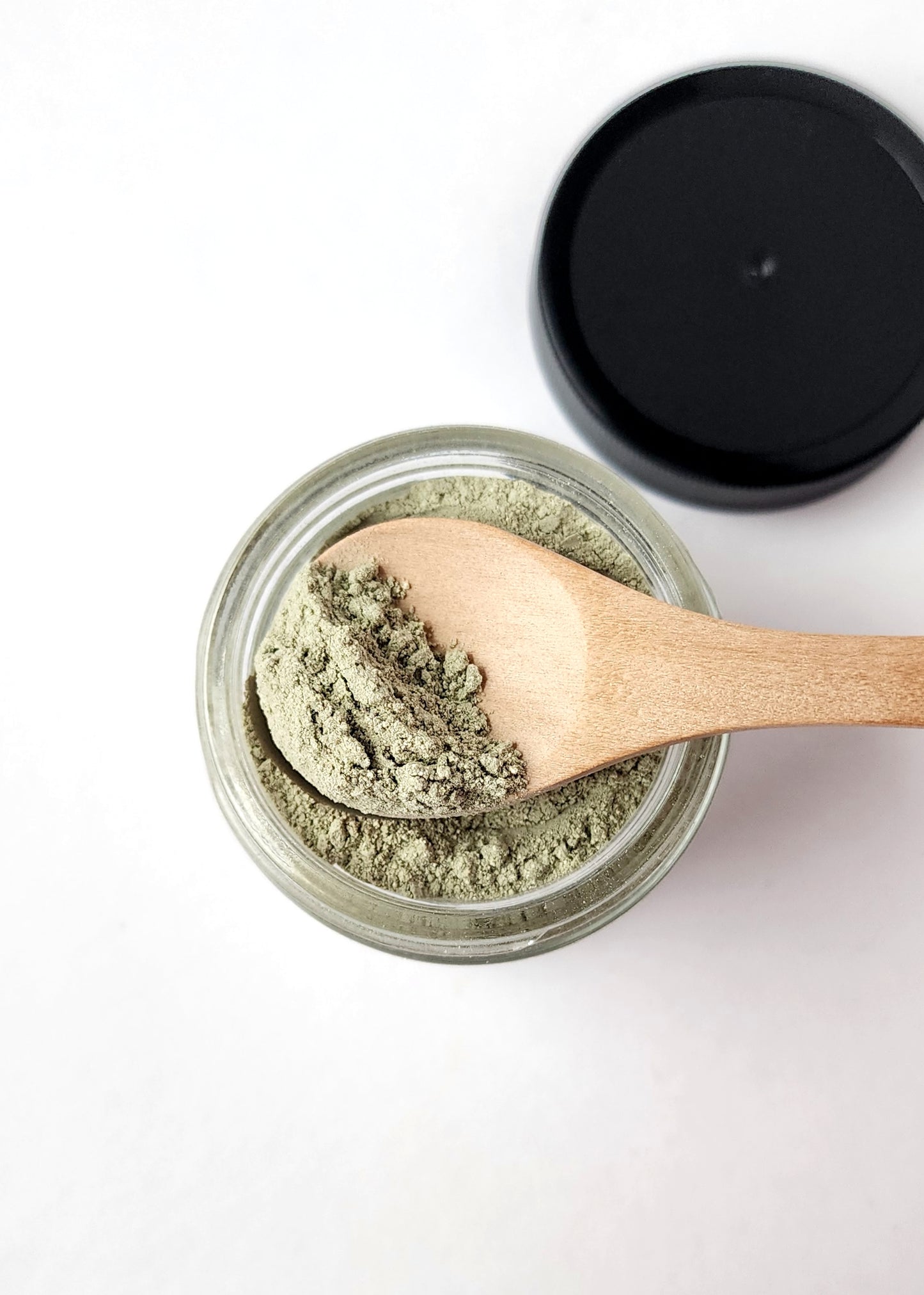 Green Faced Dry Clay Mask