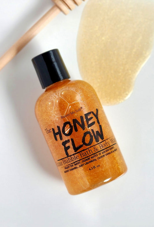 The Honey Flow Luxe Bubble Bath & Shower Gel